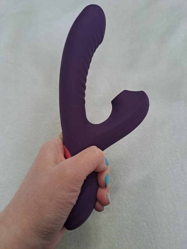 Flexible purple sex toy, ergonomic adult vibrator for intimate pleasure and personal wellness. Perfect for addressing erogenous zones and enhancing sexual satisfaction with modern sextech products.