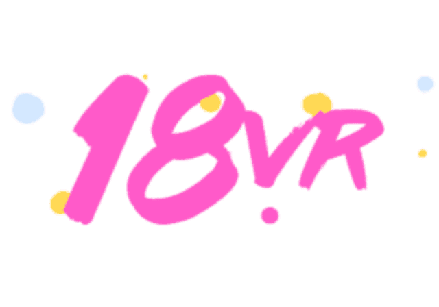 18VR logo with vibrant pink text on a playful pink background, representing innovative adult entertainment and sextech branding.
