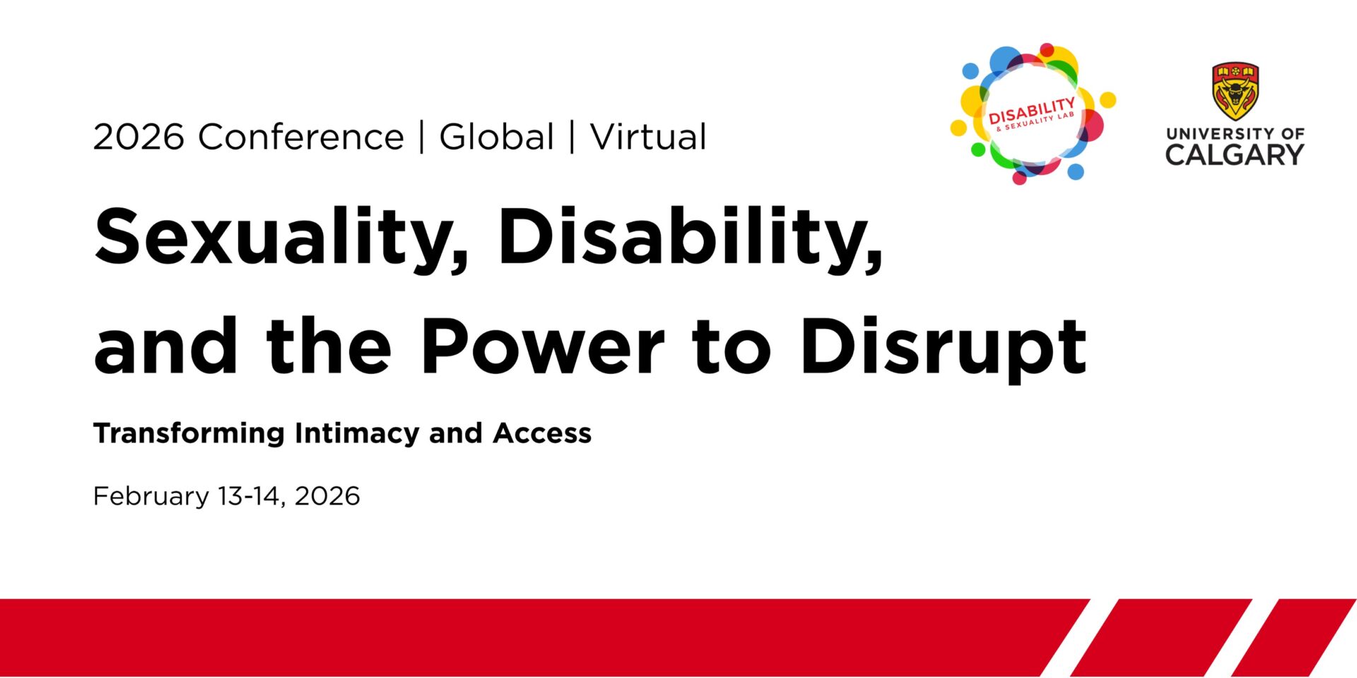 A Virtual Conference on Transforming Intimacy and Access Sexuality, Disability, and the Power to DISRUPT