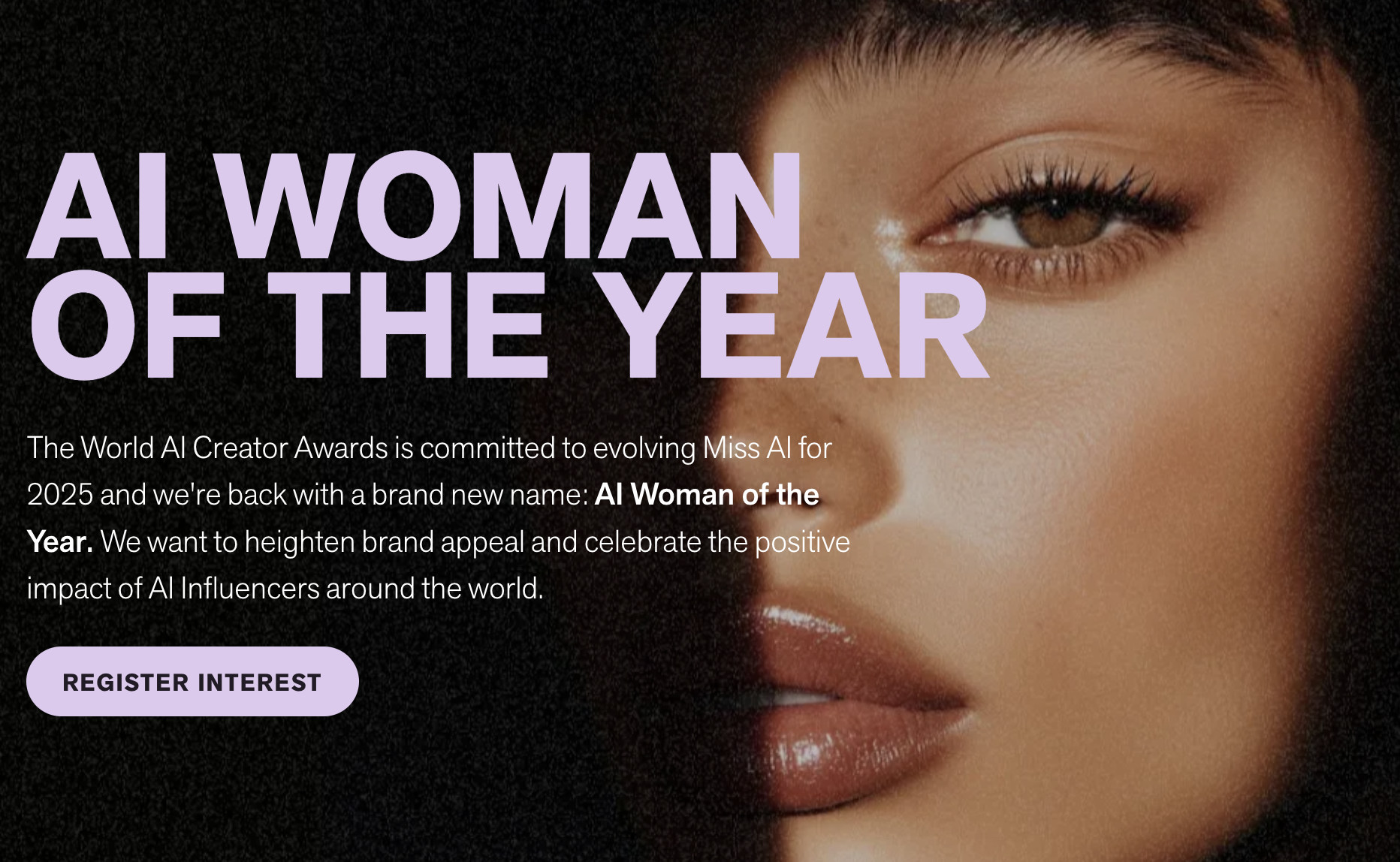 AI Woman of the Year web grab