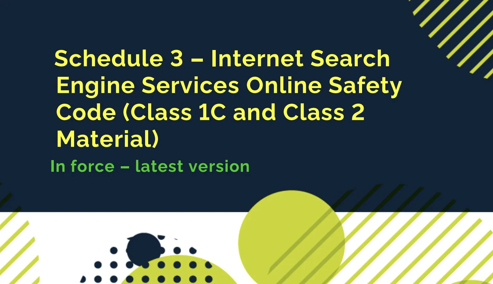 Australia Internet Search Engine Services Online Safety Code Australia Internet Search Engine Services Online Safety Code