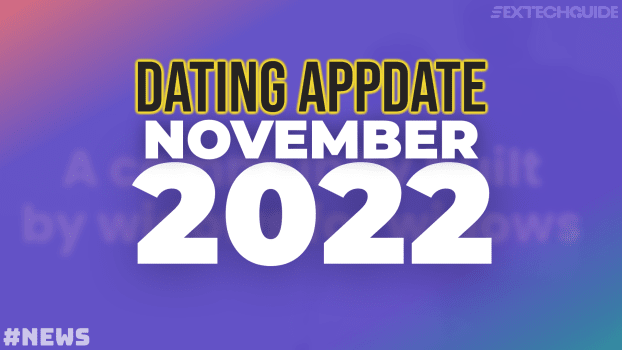 A purple background featuring dating appropriate in November 2021, with a Hinge non-monogamy twist in chapter 2.