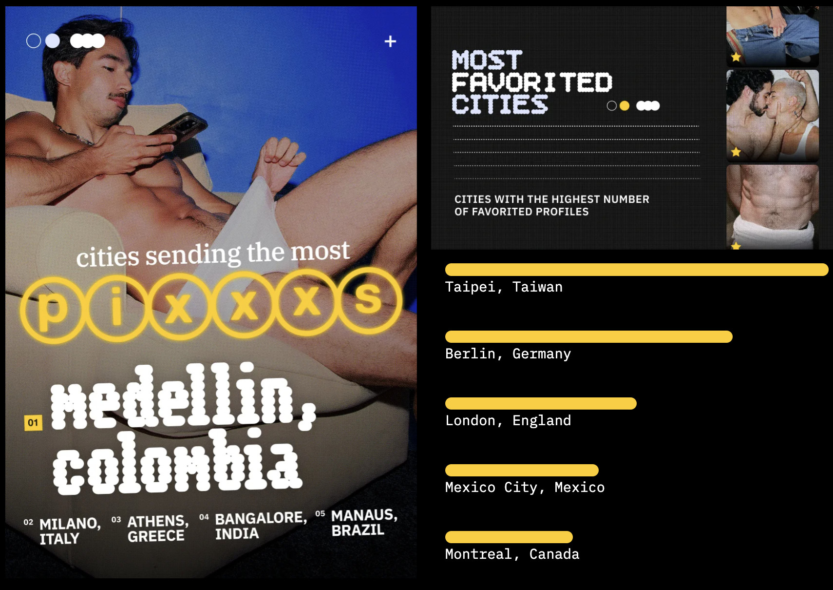 Grindr Unwrapped 2025 cities