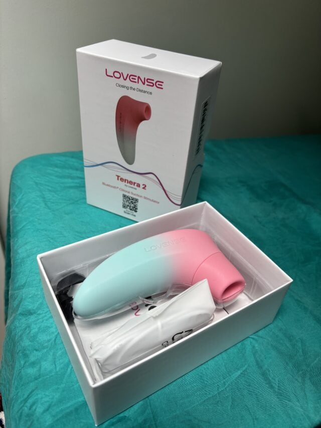Silicone Tenga 2 Lovense sexual wellness device with Bluetooth app control, rechargeable vibrator, and discreet ergonomic design for enhanced pleasure.