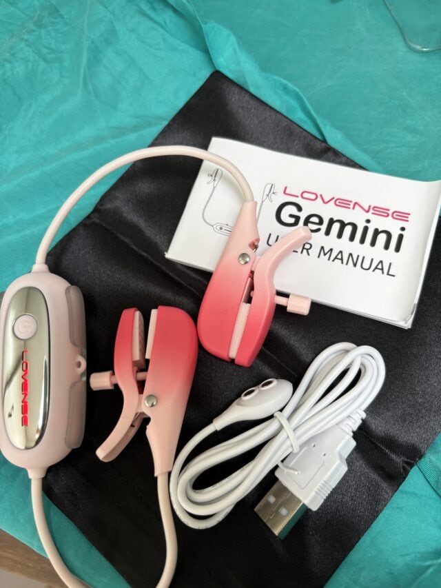 Wireless adult toy with remote control, USB charging cable, and user manual for pleasure enhancement, part of the SEXTECHGUIDE collection.