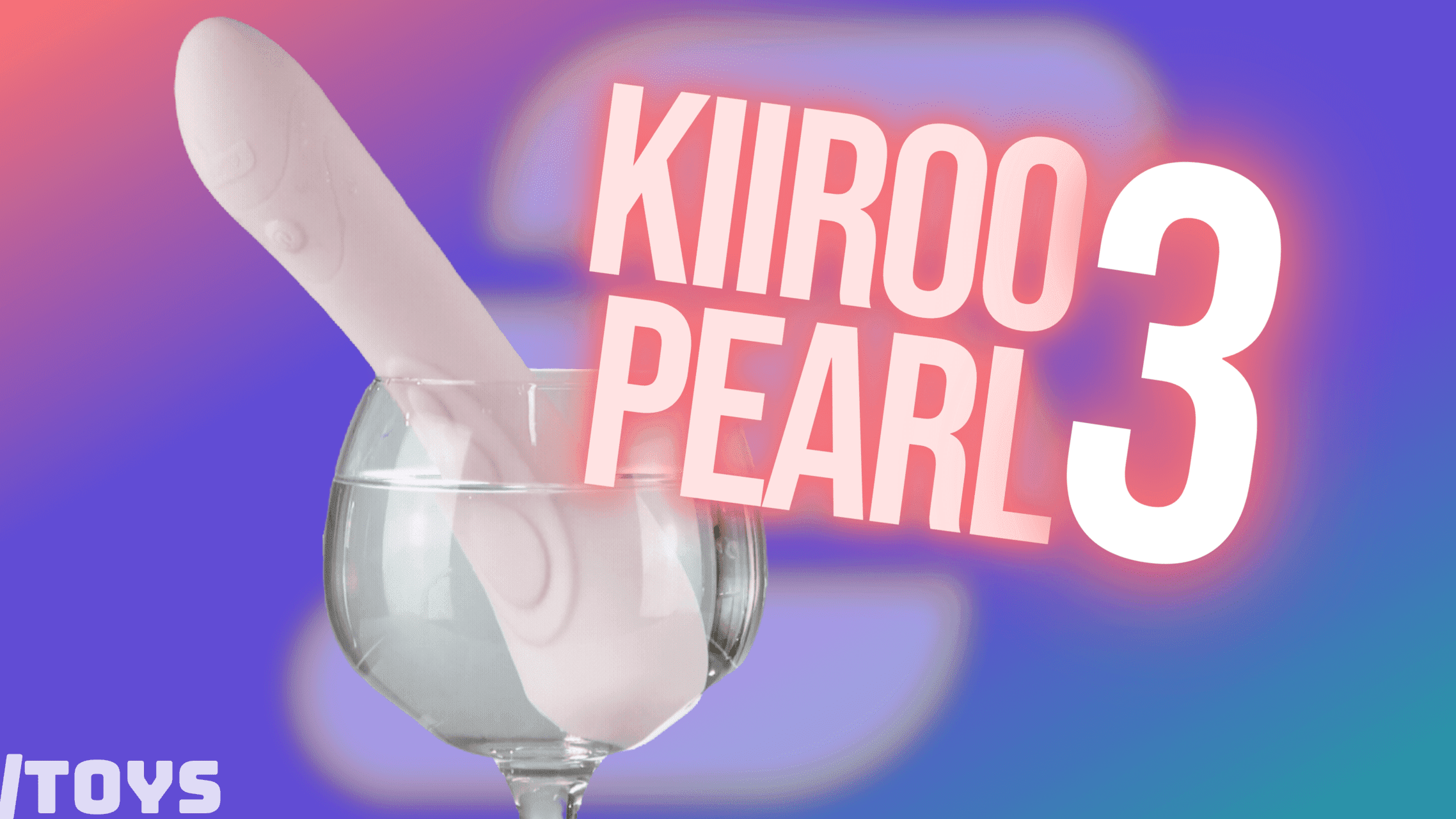 Kiiroo Pearl3 enhanced with a glass of wine.