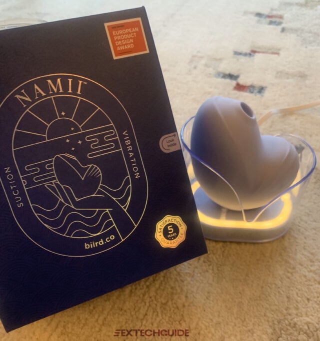 A Nami device next to the box.