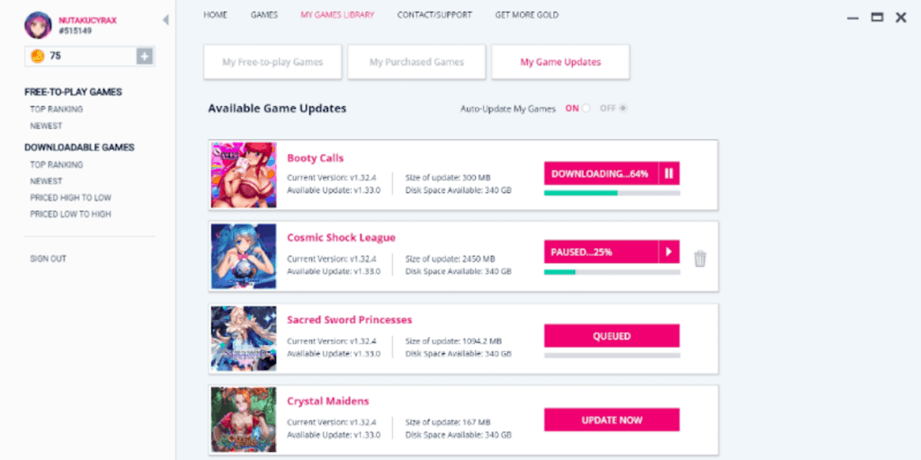 Nutaku Desktop Client