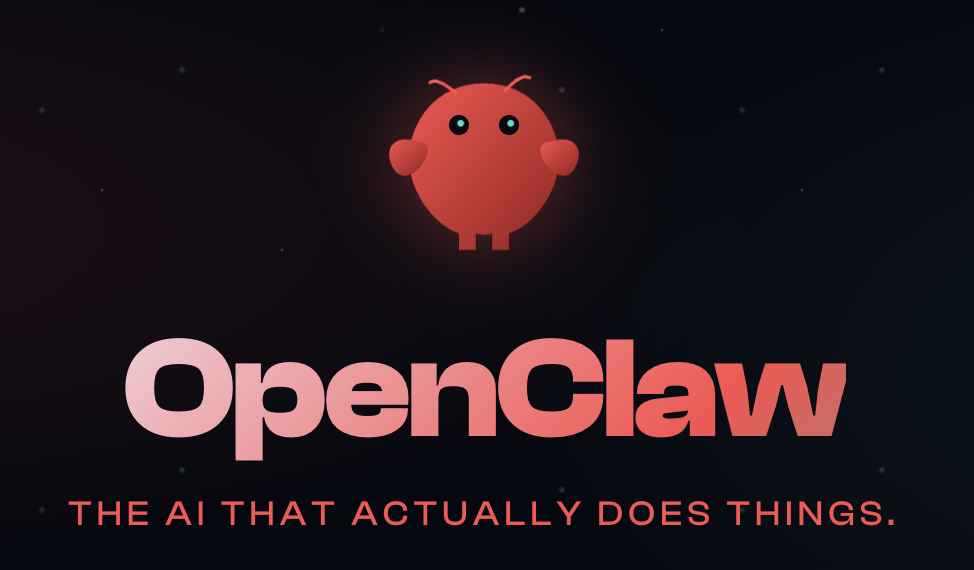 OpenClaw logo from web page OpenClaw logo from web page