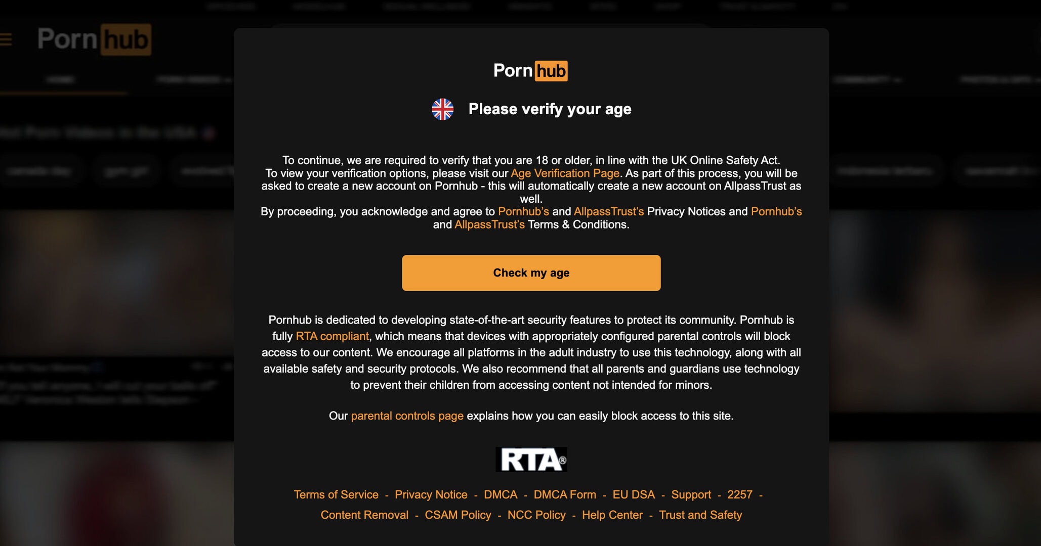 Pornhub age verification scaled