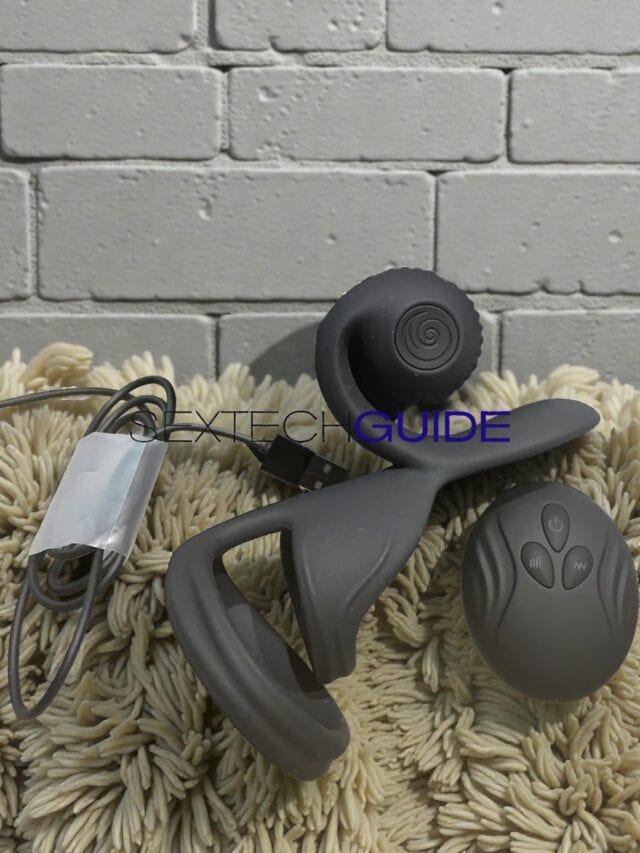 Flexible remote-controlled adult vibrator with ergonomic design and multiple functions for enhanced pleasure, featuring a sleek black finish and easy-to-use remote control.