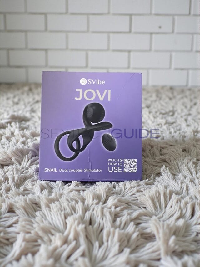 Wireless dual couples stimulator Jovi by SVibe, innovative sex toy for couples, featuring ergonomic design and remote control, perfect for enhancing intimacy and pleasure in bedroom and adult toy collections.