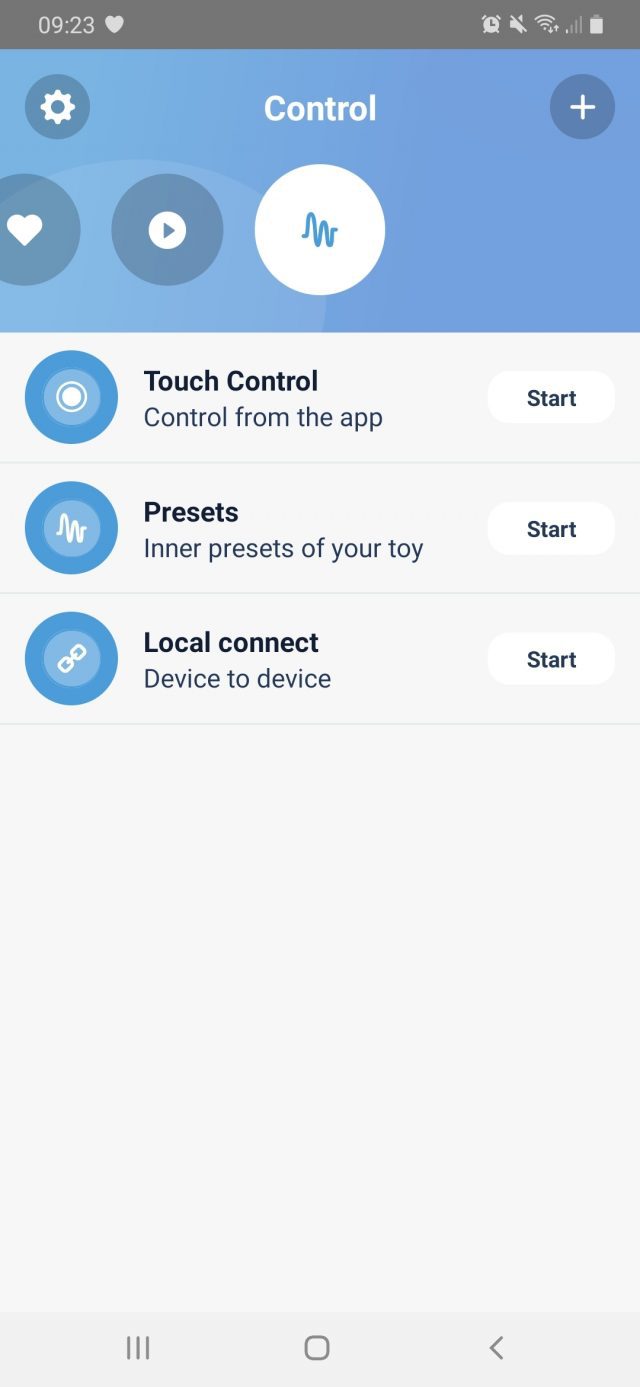 A review of the touch control app for Kiiroo Lumen.