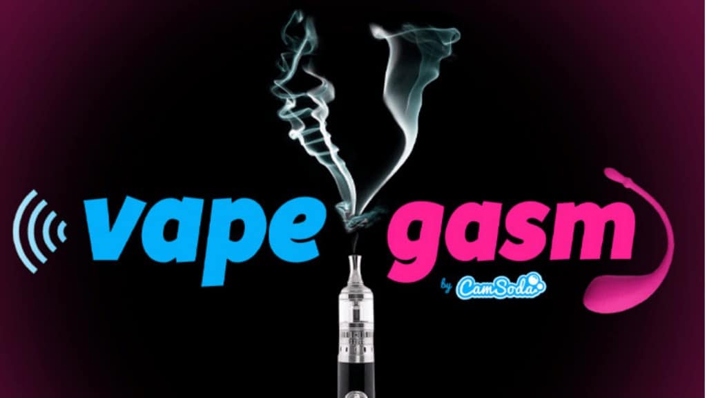 CamSoda’s Vapegasm app connects vape pen and Lovense vibrator.