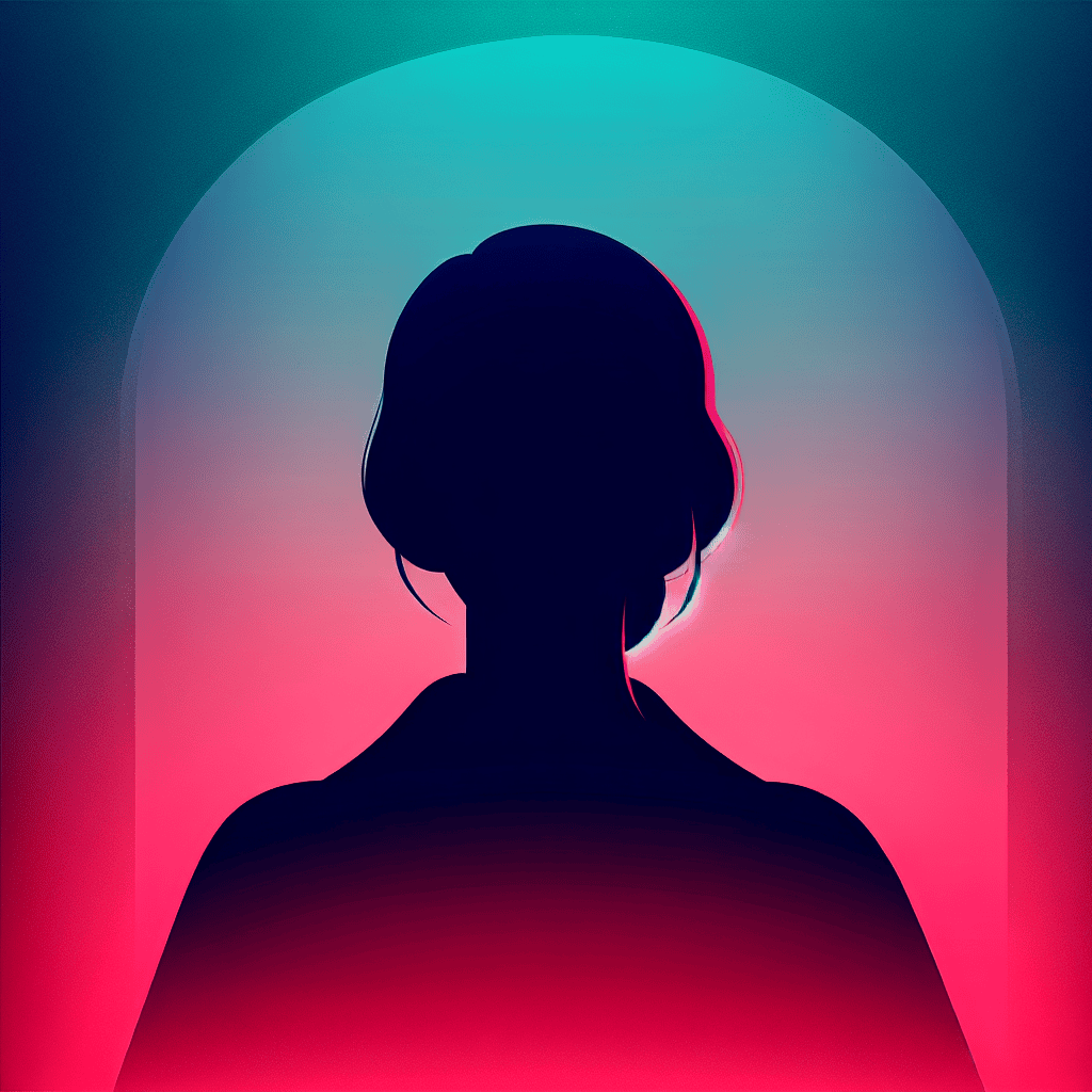 Silhouette of a woman with neon background, representing modern intimacy and sextech innovations for enhancing personal pleasure and connection, featured on sextechguide.com.
