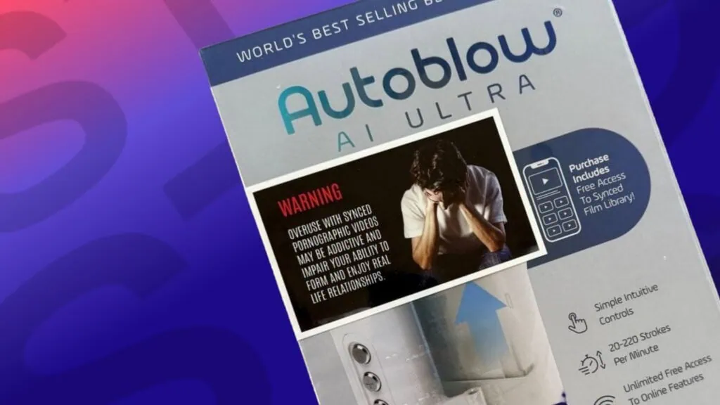 autoblow ai warning label