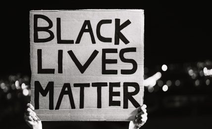 Black lives matter banner