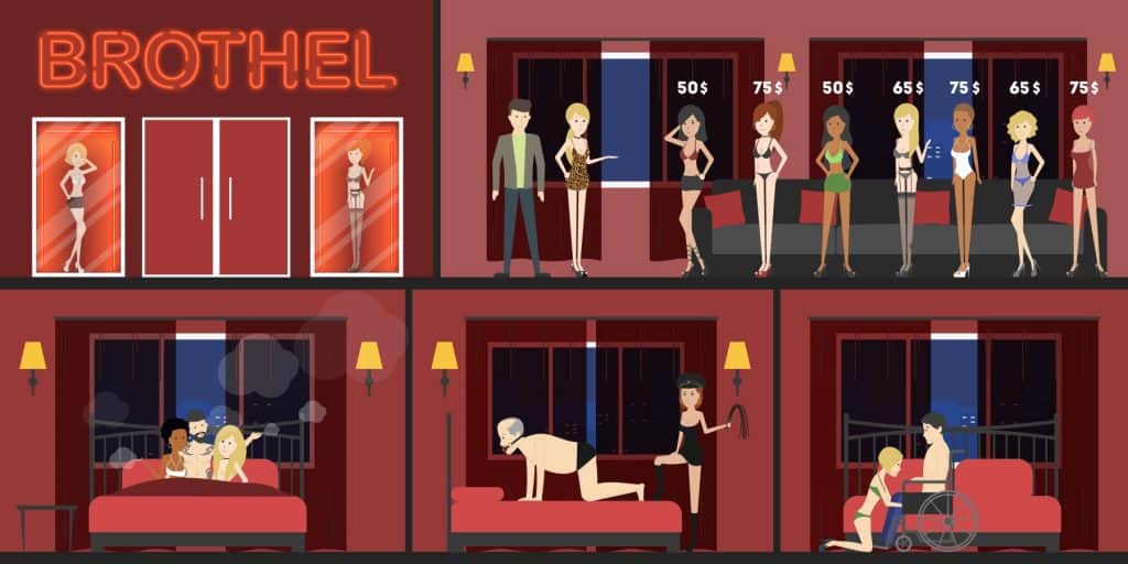 brothel 900 A series of smart home portraits capturing intimate moments in a hotel room.