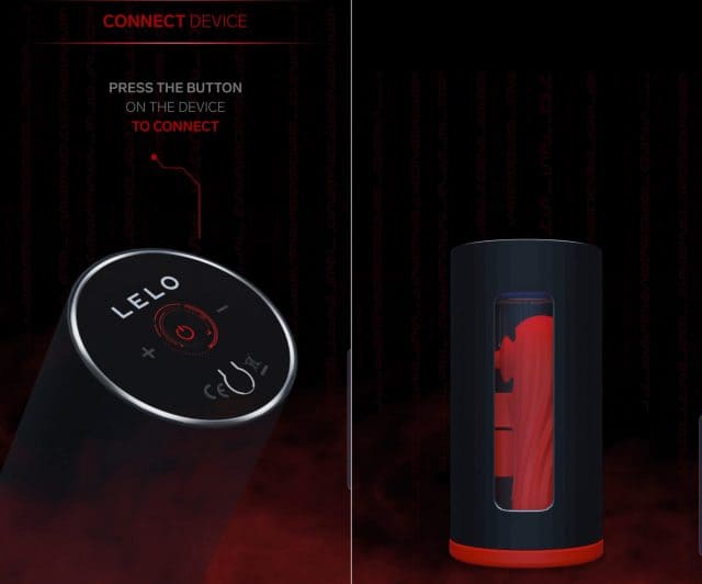 Connect device remote control for sex toys, wireless activation, sleek black and red design, app-controlled, for enhanced intimacy and pleasure, modern sextech accessories, sexual wellness technology, innovative adult product.