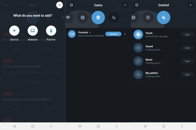 FeelConnect 3 options