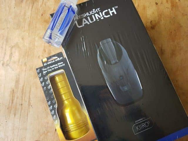 A vaporizer box with batteries.