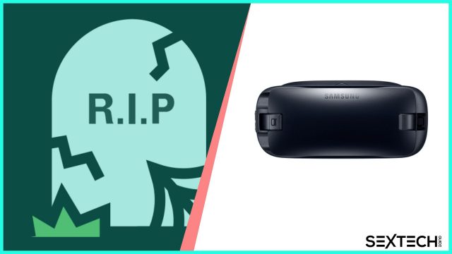 A Samsung Gear VR, possibly dead.