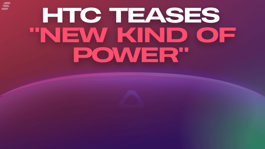 HTC teases innovative new sex tech device with vibrant, colorful background emphasizing modern and futuristic intimacy solutions for enhanced pleasure.