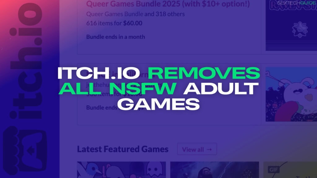 itch.io removes NSFW adult games...temporarily at least