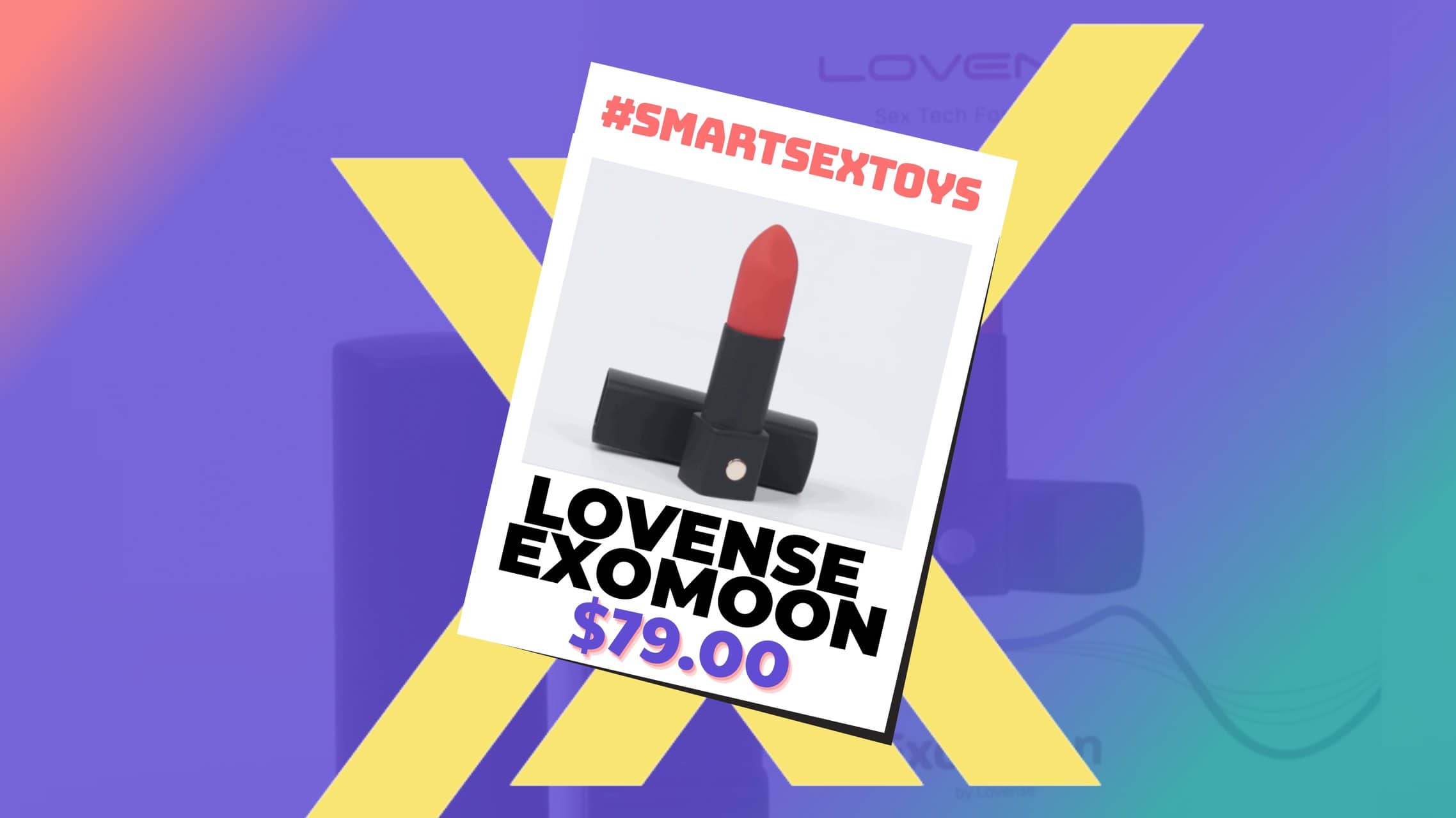 Lovense launches Exomoon ‘secret lipstick’ bullet vibrator, and adds Audiodesires sync option for all toys