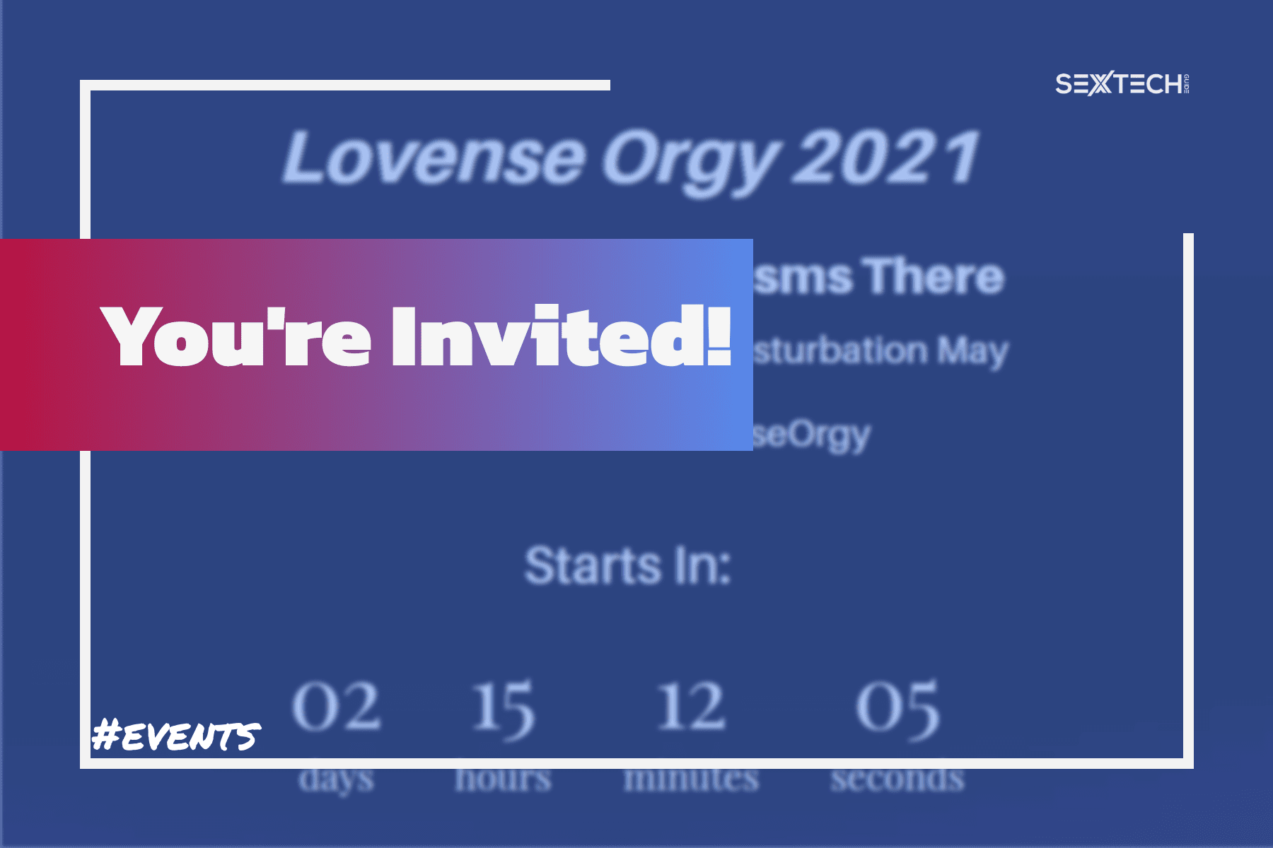 Lovense has organized a Twitter orgy for May 22