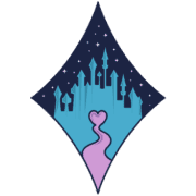 Enhanced digital intimacy icon featuring a dreamy skyline and a heart-shaped symbol, representing innovative sextech solutions for improved connection and pleasure.