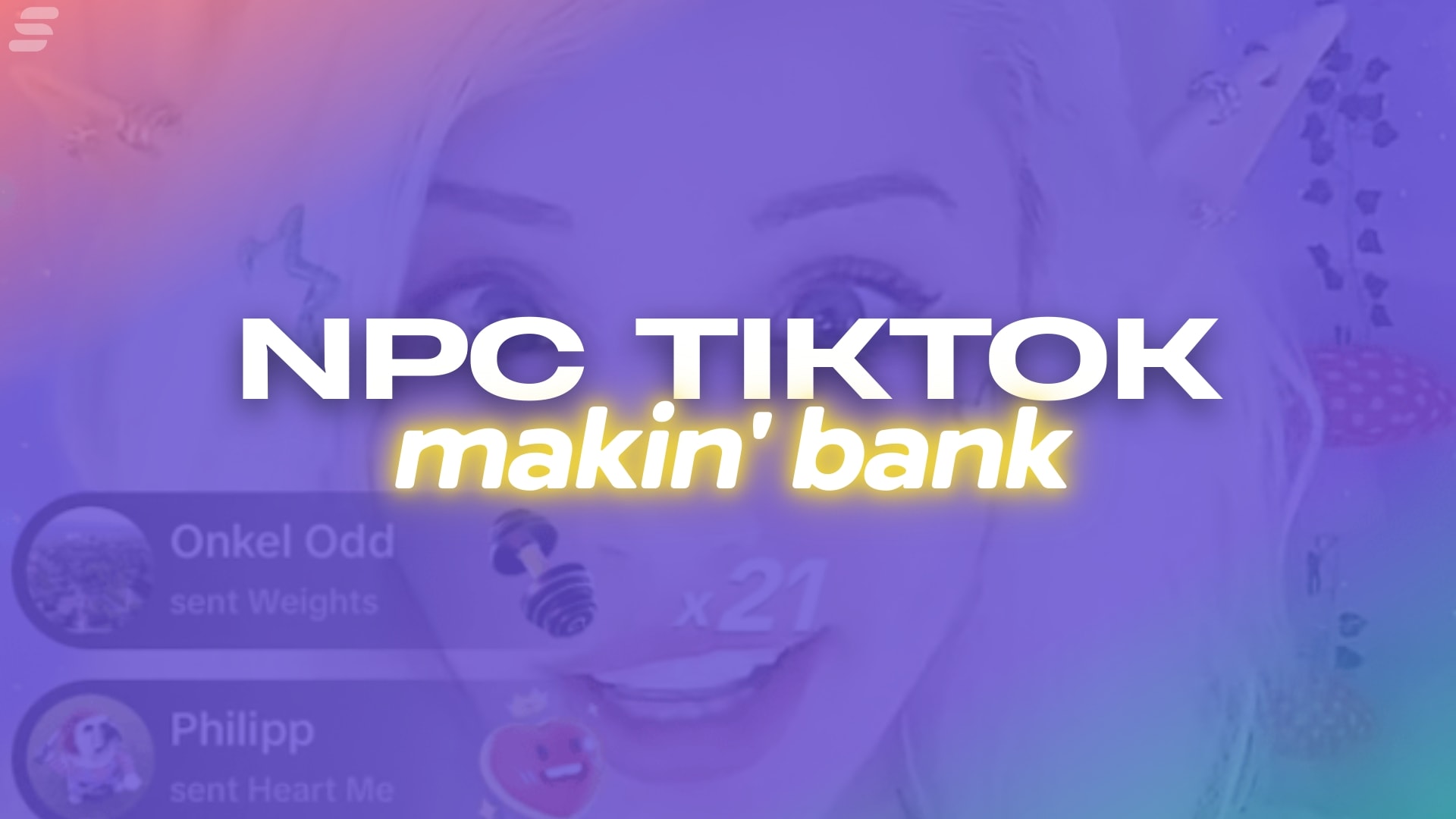 NPC tiktok influencer.