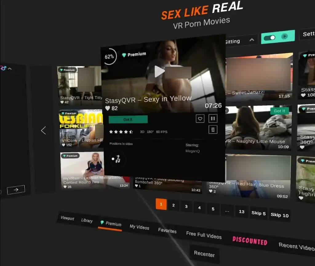 SexLikeReal review: 20,000+ VR scenes in one super-convenient app.