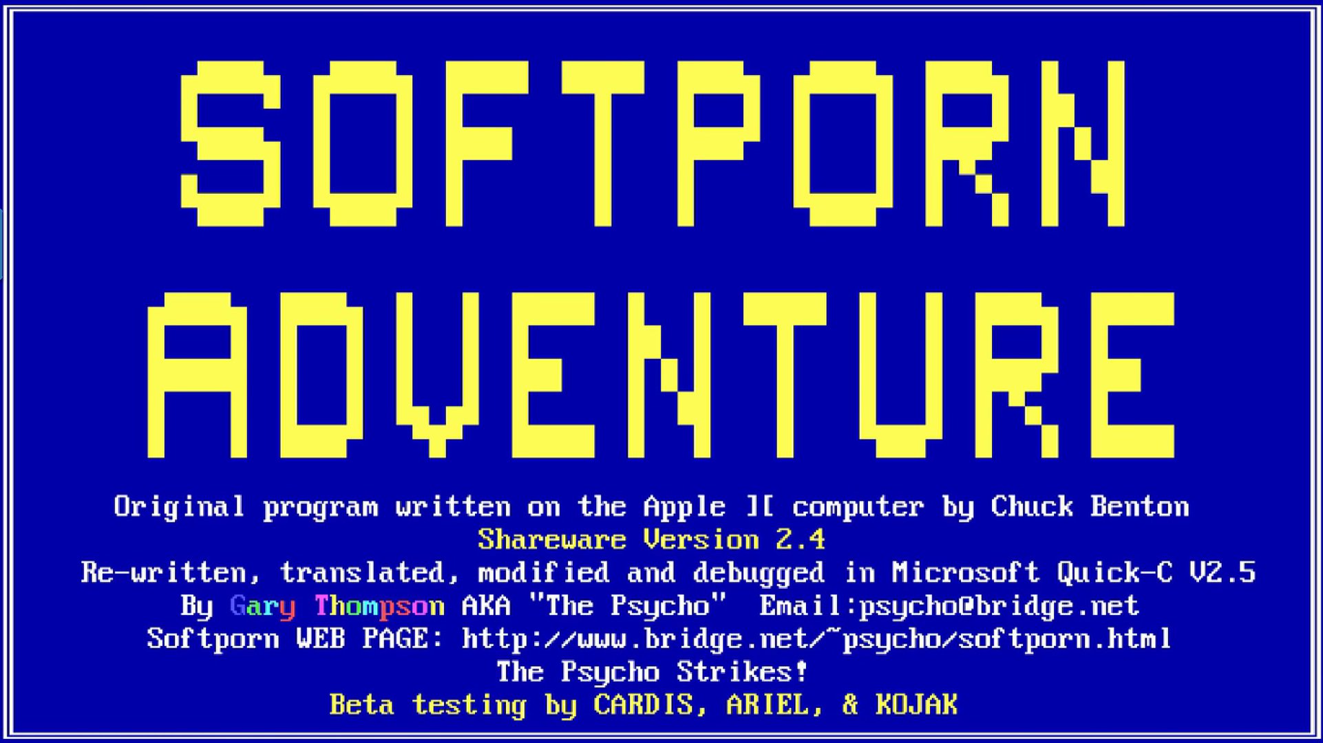 softporn adventure screenshot