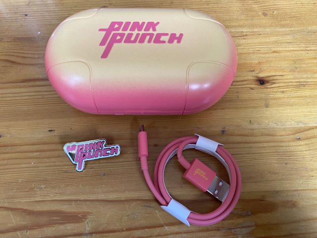Pink punch airpods case featuring the PinkPunch Sunset Mushroom design.