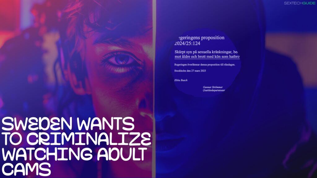 Sweden wants to criminalize paying for sexual services remotely