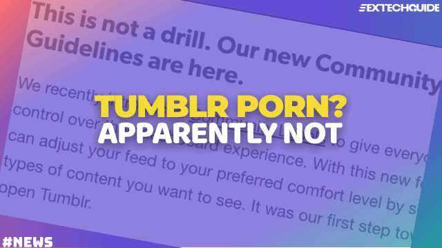 Tumblr's Community Guidelines once again allow nudity and sexual themes.