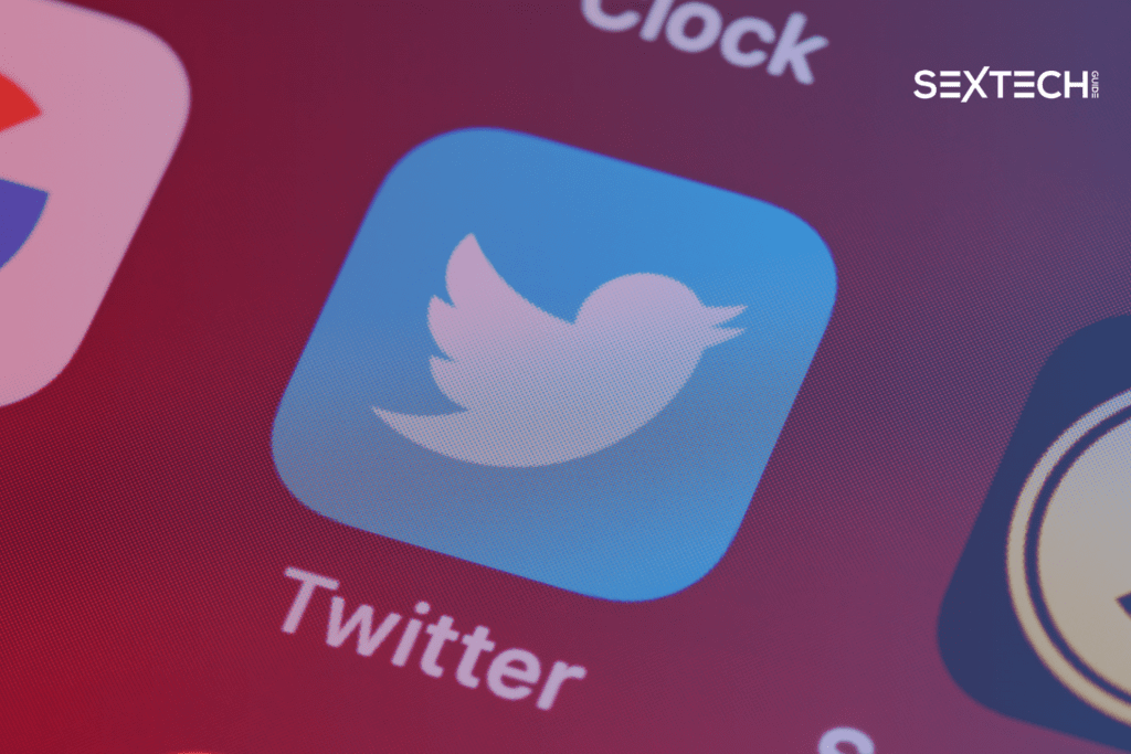 The Twitter logo appears on an iPhone.