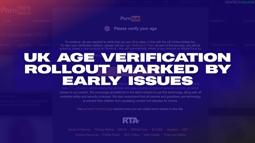 UK age verification law rollout marked by early issues