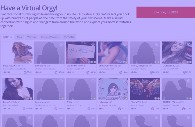 Virgy Virtual Orgy