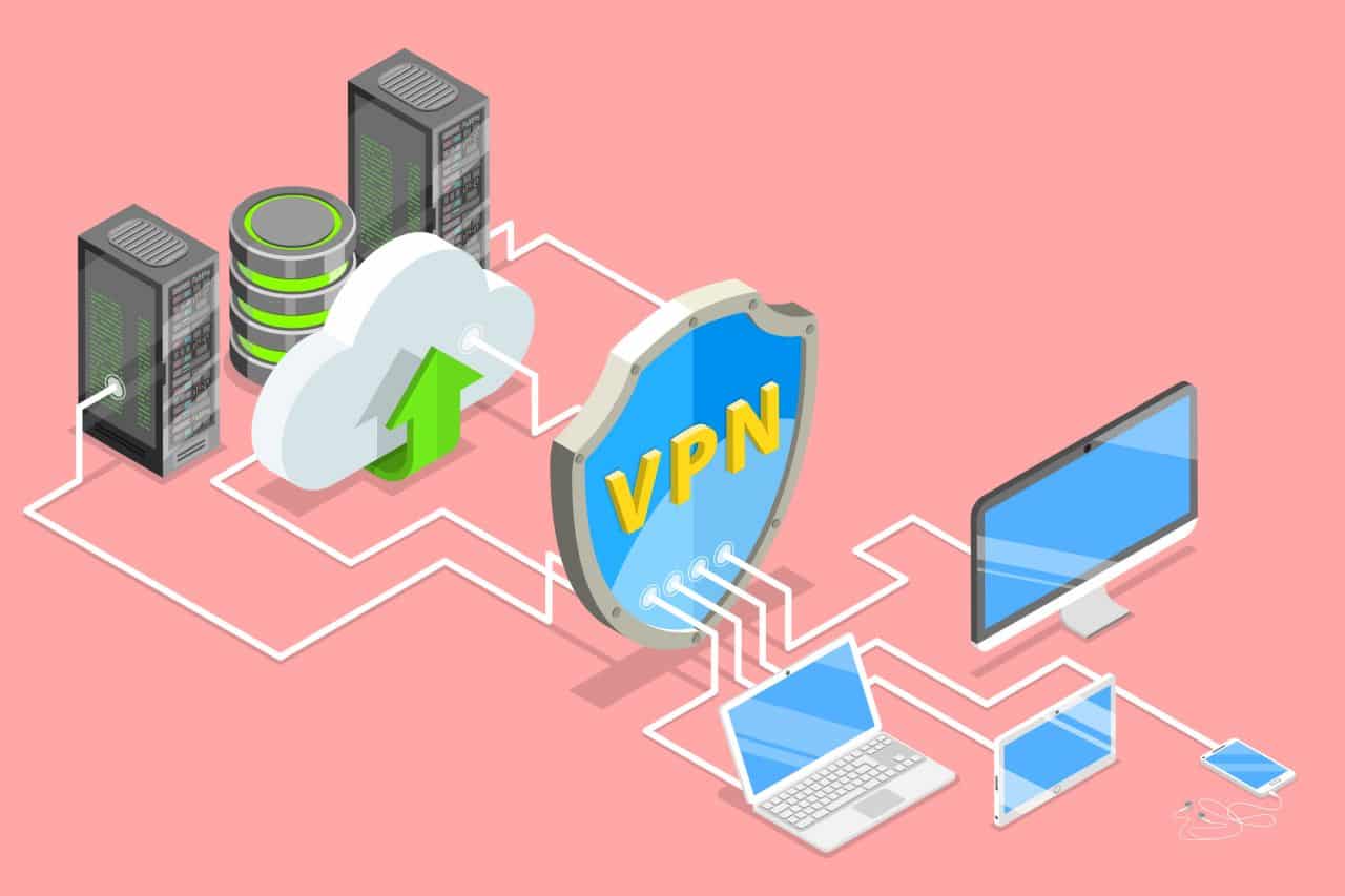 VPN security illustration