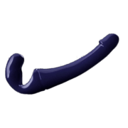 Flexible black silicone sex toy designed for body stimulation and pleasure, featuring ergonomic curves for comfort and maximum satisfaction.